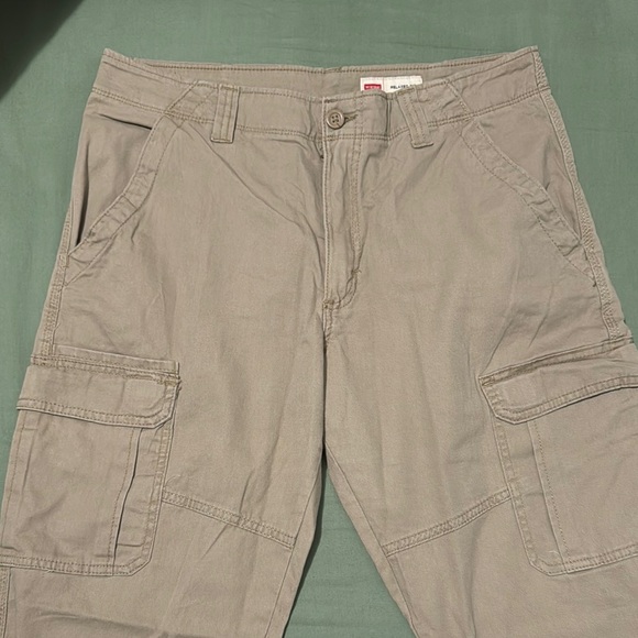 Wrangler Cargobroek voor heren, relaxed fit, rechte pijpen, bruin olijf, 42W / 30L